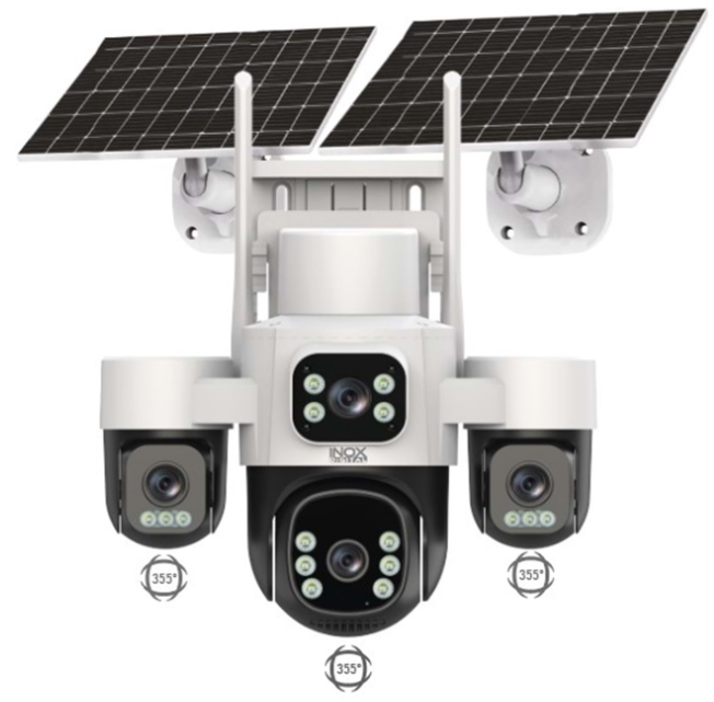 INOX-X24 4G SOLAR ESİM 6 MOTOR 3PT KAMERA